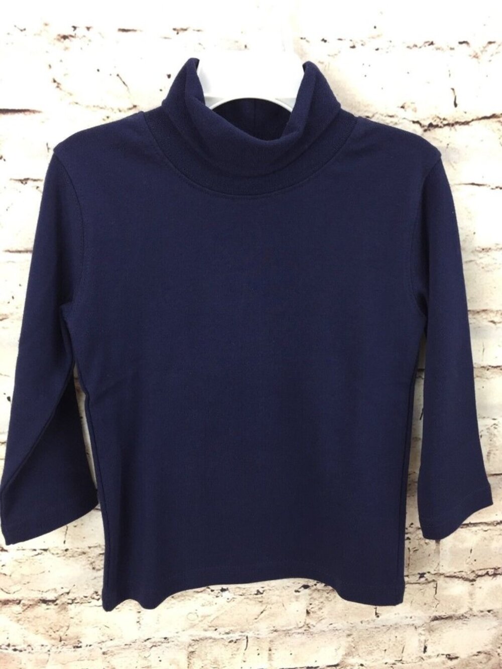 CR Sports Boys  3T Turtleneck Blue Cotton Long Sleeve Toddler